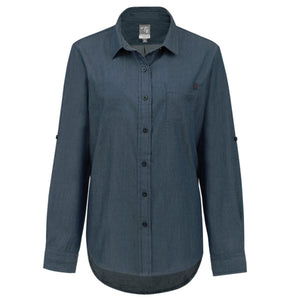 P&F Women's Long Sleeve Flannel Work Shirt PF475-16 - Navy