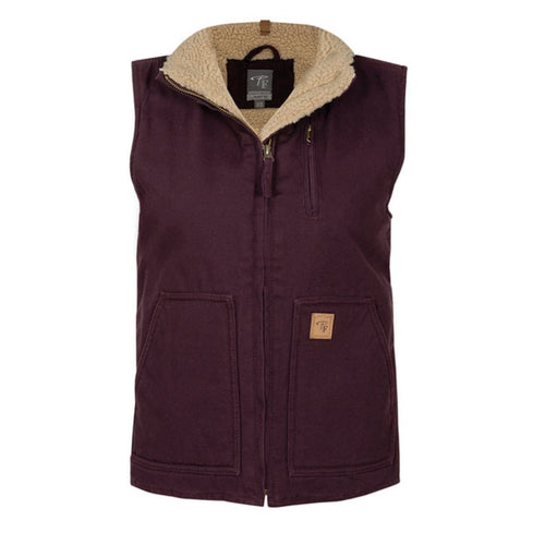 P&F Women's Sherpa Lined Duck Jacket PF492-19 - Purple