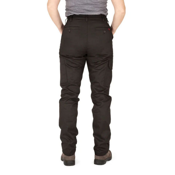 P&F Women's Stretch Cargo Work Pants PF820 - Black
