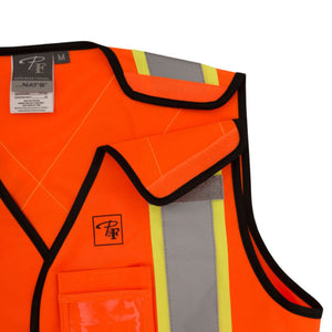 P&F Women's High Visibility Safety Vest PF760 - Orange