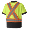 Pioneer Men's Hi-Vis Short Sleeve Polo Work Shirt 6987 - Yellow
