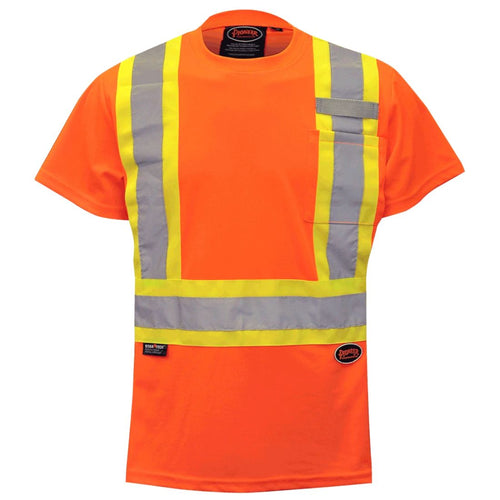 Pioneer Women's Birdseye Safety High Visibility T-Shirt 6948 - Orange