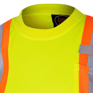 Pioneer Women's Birdseye Safety High Visibility T-Shirt 6949 - Yellow