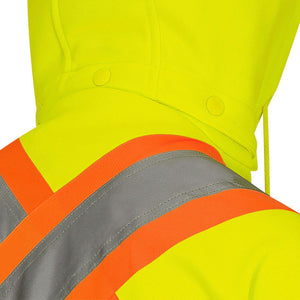 Pioneer Women's High Visibility Fleece Safety Hoodie 6925W - Yellow