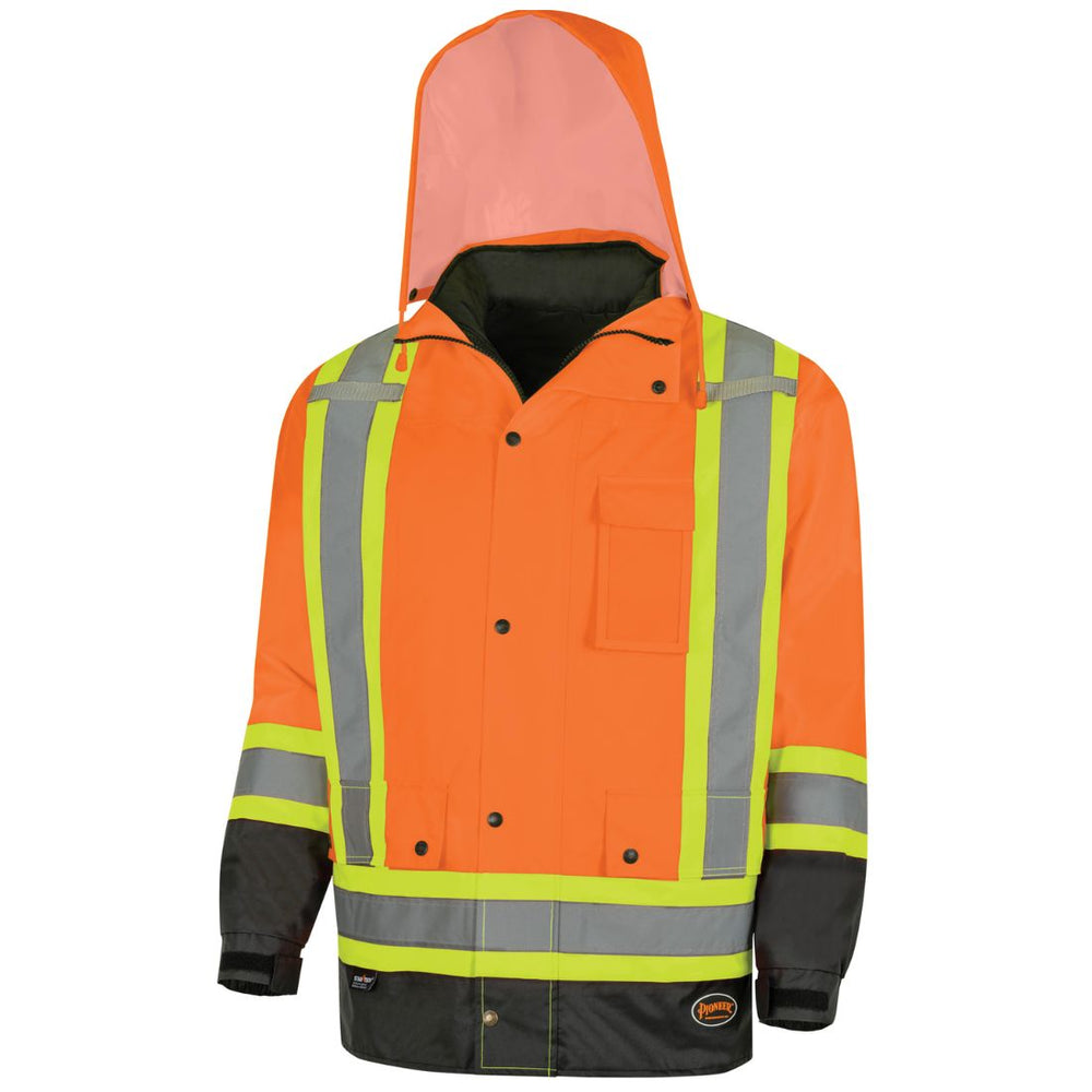 Pioneer Yukon Men's 7-in-1 HI VIS Waterproof Winter Parka 5056 - Orange