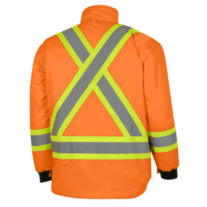 Pioneer Yukon Men's 7-in-1 HI VIS Waterproof Winter Parka 5056 - Orange