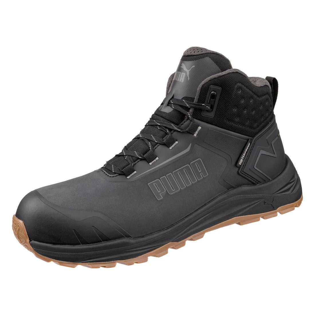 靴 pugkatsumi Puma Work Fusion Men's Waterproof Composite Toe MID Athletic Hiker Wor