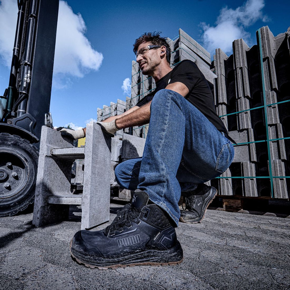 Puma Work Fusion Men's Waterproof Composite Toe MID Athletic Hiker Work CSA Shoe 635613