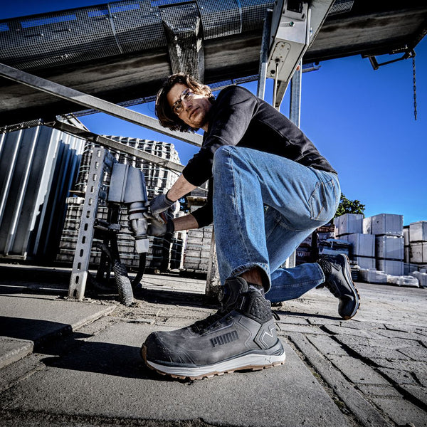 Puma Work Fusion Trail Men's Waterproof BOA Composite Toe MID Athletic Hiker Work CSA Shoe 635623