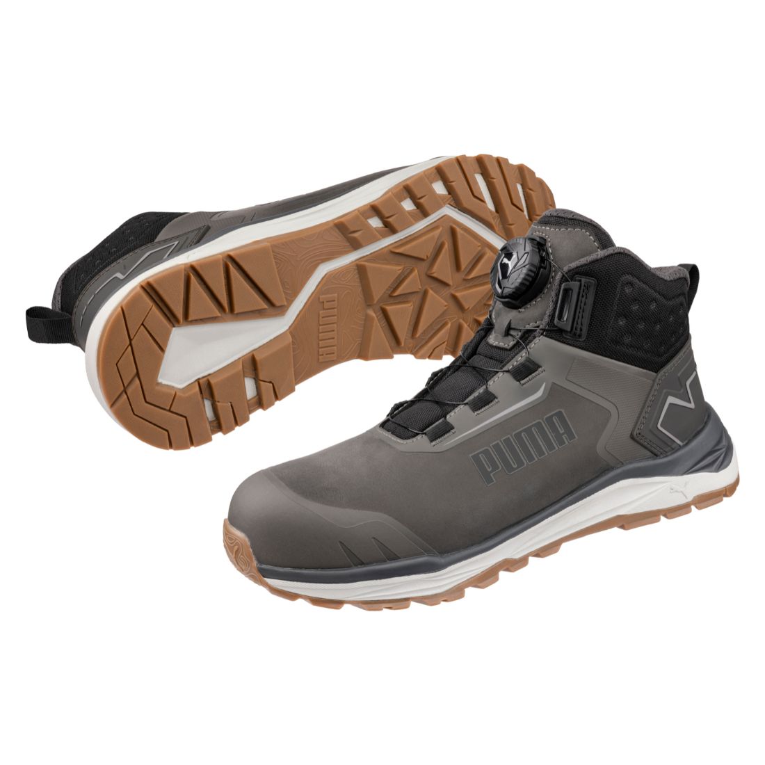 Puma Work Fusion Trail Men's DISC Lacing Composite Toe MID Athletic Hi