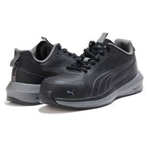 Puma Work Slide Men's Composite Toe Athletic Work CSA Shoe 645143 - Black/Grey