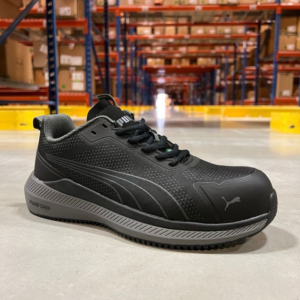 Puma Work Slide Men's Composite Toe Athletic Work CSA Shoe 645143 - Black/Grey