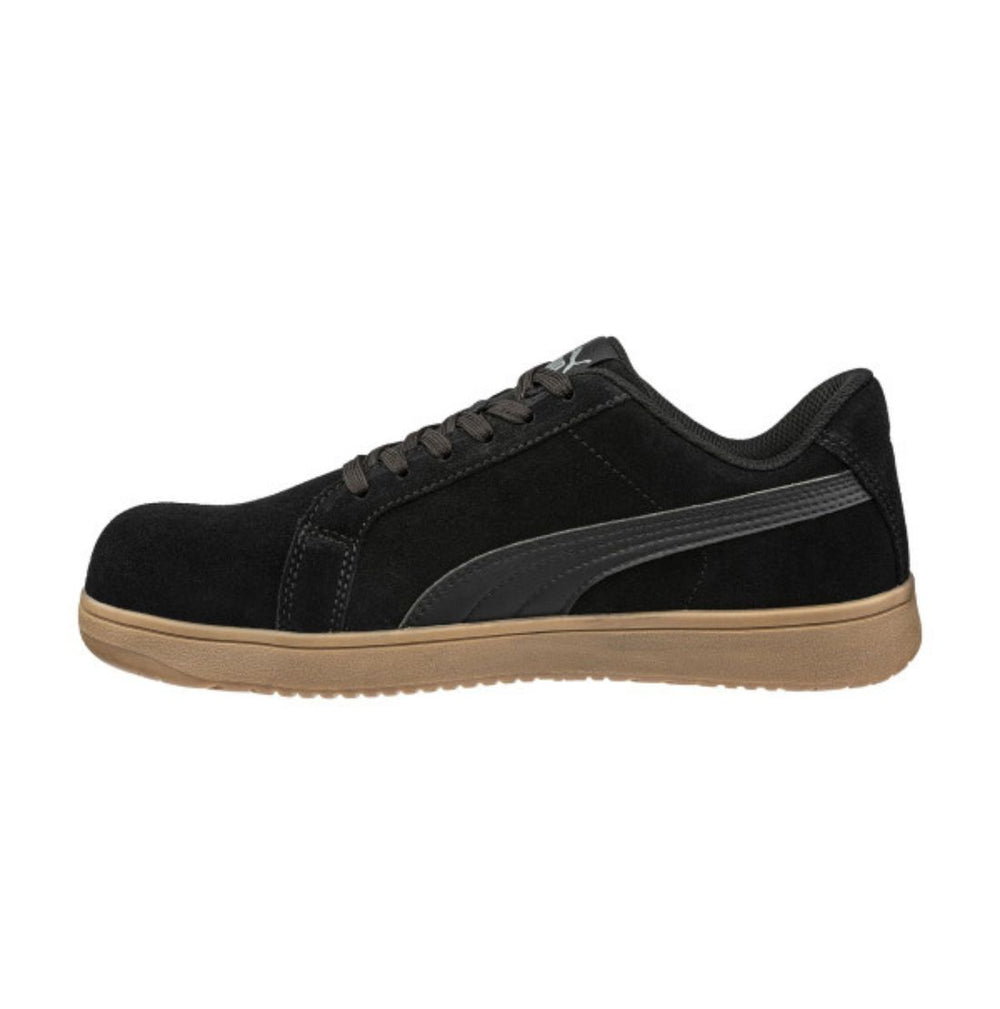 Puma Work Iconic Men's Composite Toe Athletic Work CSA Shoe 640323 - Black/Gum Sole