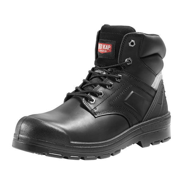 Red Kap Barrett Men's 6" Steel Toe Waterproof Work Safety CSA Boot 1036BK - Black