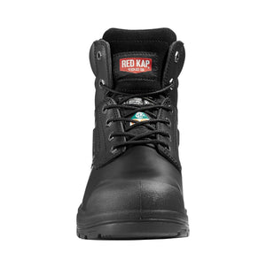 Red Kap Barrett Men's 6" Steel Toe Waterproof Work Safety CSA Boot 1036BK - Black