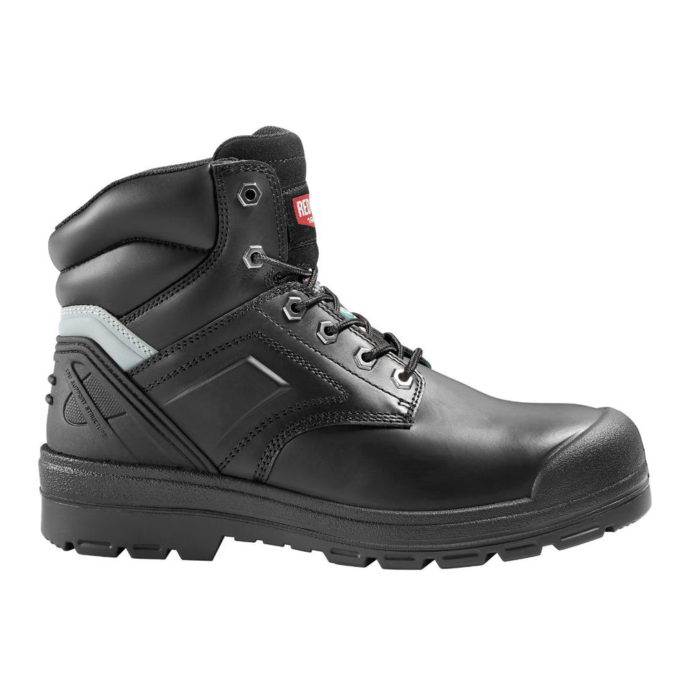 Red Kap Barrett Men's 6" Steel Toe Waterproof Work Safety CSA Boot 1036BK - Black