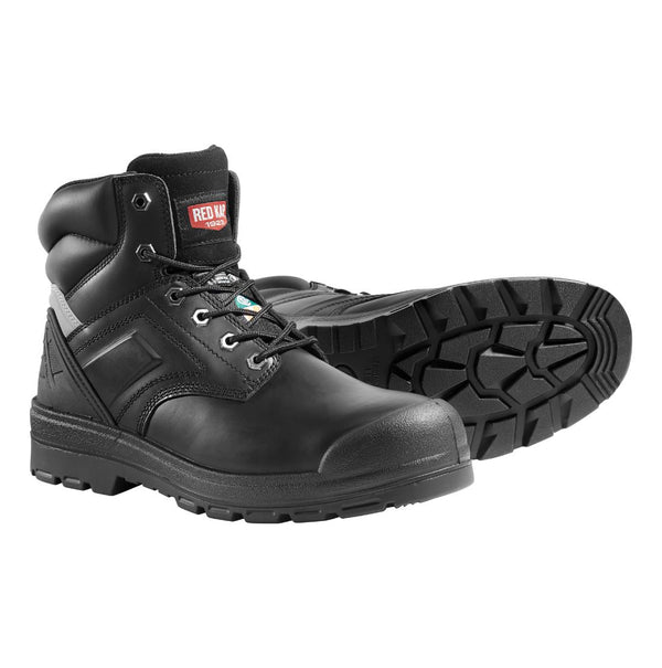 Red Kap Barrett Men's 6" Steel Toe Waterproof Work Safety CSA Boot 1036BK - Black