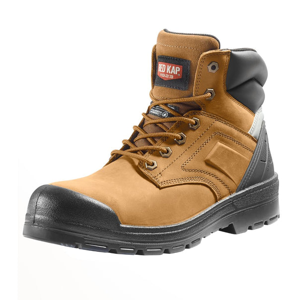 Red Kap Barrett Men's 6" Steel Toe Waterproof Work Safety CSA Boot 1036BN - Brown