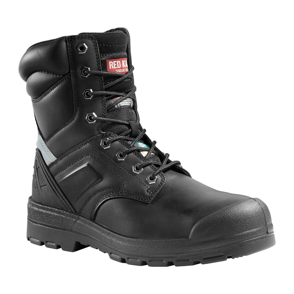 Red Kap Campbell Men's 8" Steel Toe Waterproof Work Safety CSA Boot 1037BK - Black