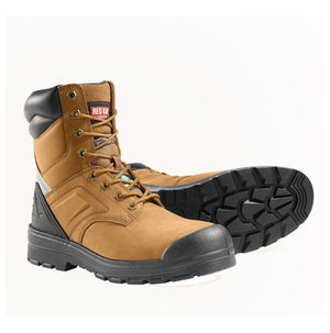 Red Kap Campbell Men's 8" Steel Toe Waterproof Work Safety CSA Boot 1037BN - Brown