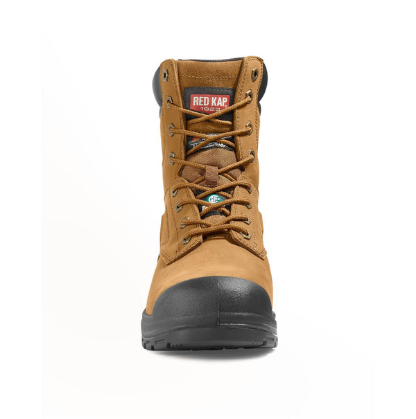 Red Kap Campbell Men's 8" Steel Toe Waterproof Work Safety CSA Boot 1037BN - Brown