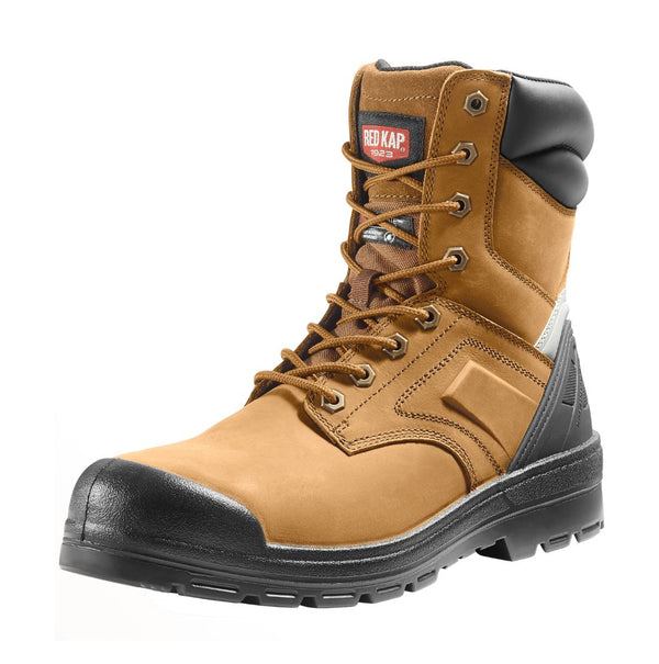 Red Kap Campbell Men's 8" Steel Toe Waterproof Work Safety CSA Boot 1037BN - Brown