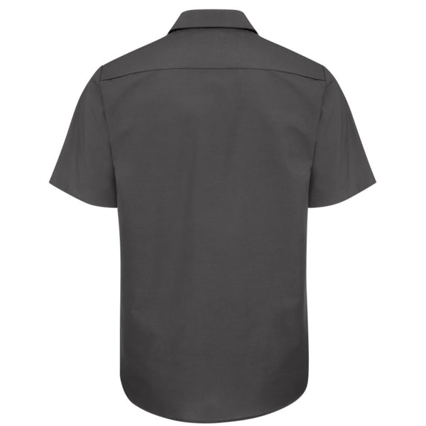 Red Kap Men's Short Sleeve Industrial Work Shirt - Charcoal SP24CH