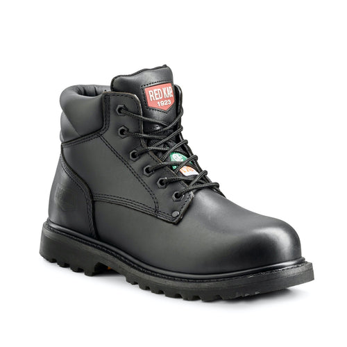 Red Kap Unisex 6" Steel Toe Work Safety CSA Boot CF23101ABK - Black