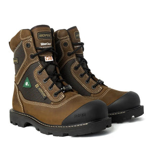 Royer 8" Brown Leather Composite Toe Safety Boot 10-8620