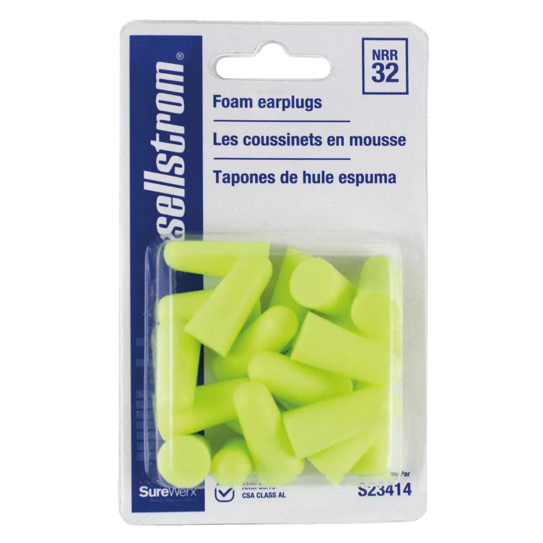 Sellstrom 10 Pair Pack Premium Disposable Ear Plugs S23414