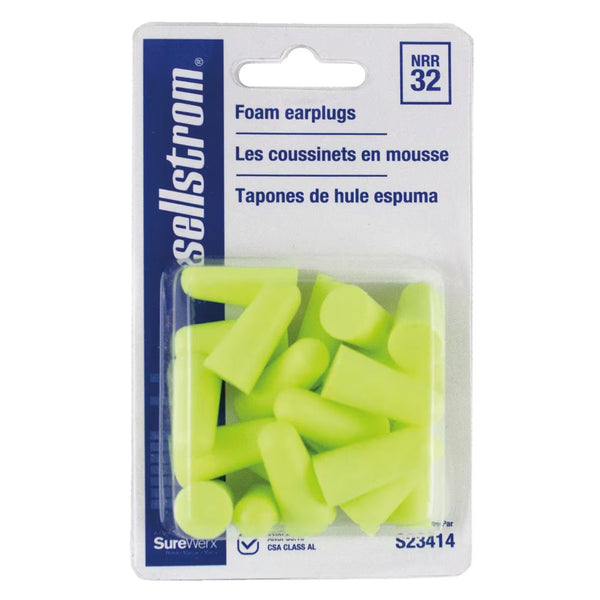 Sellstrom 10 Pair Pack Premium Disposable Ear Plugs S23414