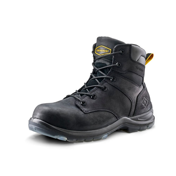 Terra Byrne Unisex 6" Waterproof Composite Toe Work Boot TR0A839BBLK - Black