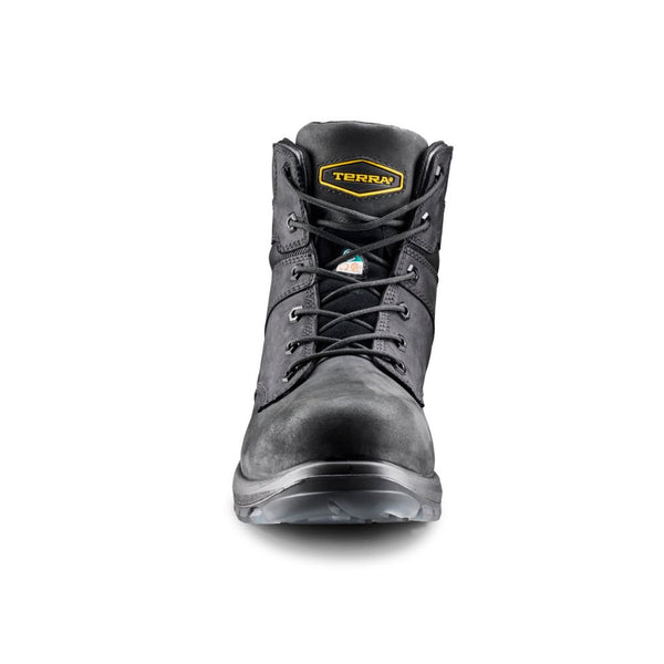 Terra Byrne Unisex 6" Waterproof Composite Toe Work Boot TR0A839BBLK - Black