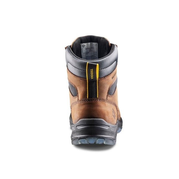 Terra Byrne Unisex 6" Waterproof Composite Toe Work Boot TR0A839BDBX - Brown