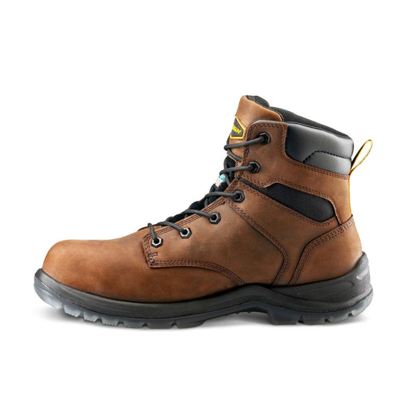 Terra Byrne Unisex 6" Waterproof Composite Toe Work Boot TR0A839BDBX - Brown