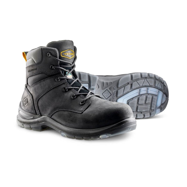 Terra Byrne Unisex 6" Waterproof Composite Toe Work Boot TR0A839BBLK - Black
