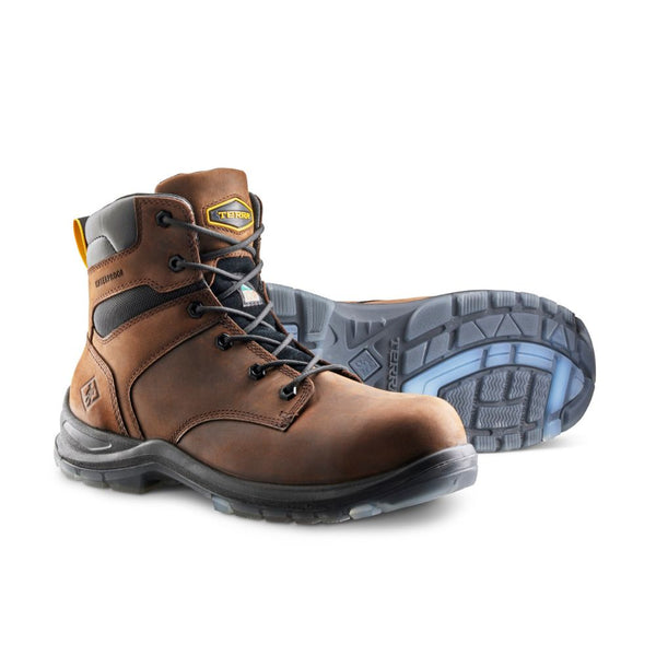 Terra Byrne Unisex 6" Waterproof Composite Toe Work Boot TR0A839BDBX - Brown