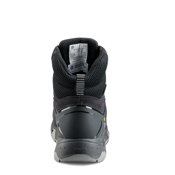Terra Cobalt Men's 6" Composite Toe Work Safety Boot 1279BK - Black