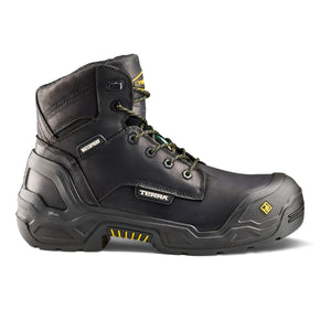 Terra Exile 25 Men's 6" Composite Toe Waterproof Work Boot 1009BK - Black