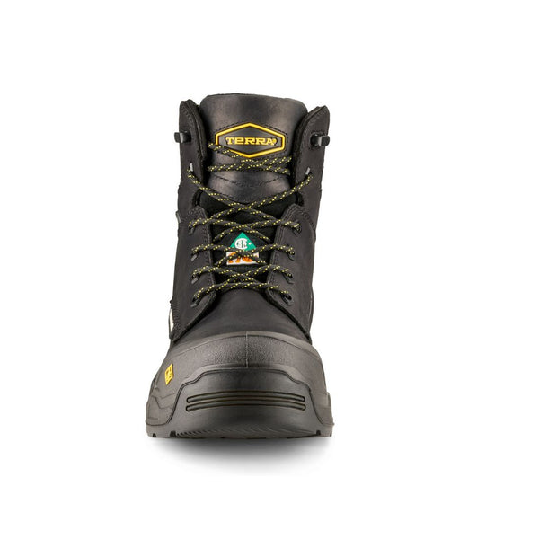 Terra Exile 25 Men's 6" Composite Toe Waterproof Work Boot 1009BK - Black