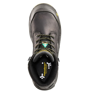 Terra Exile 25 Men's 6" Composite Toe Waterproof Work Boot 1009BK - Black
