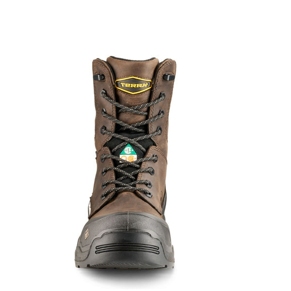 Terra Exile 25 Men's 8" Composite Toe Waterproof Work Boot 1311DB - Dark Brown