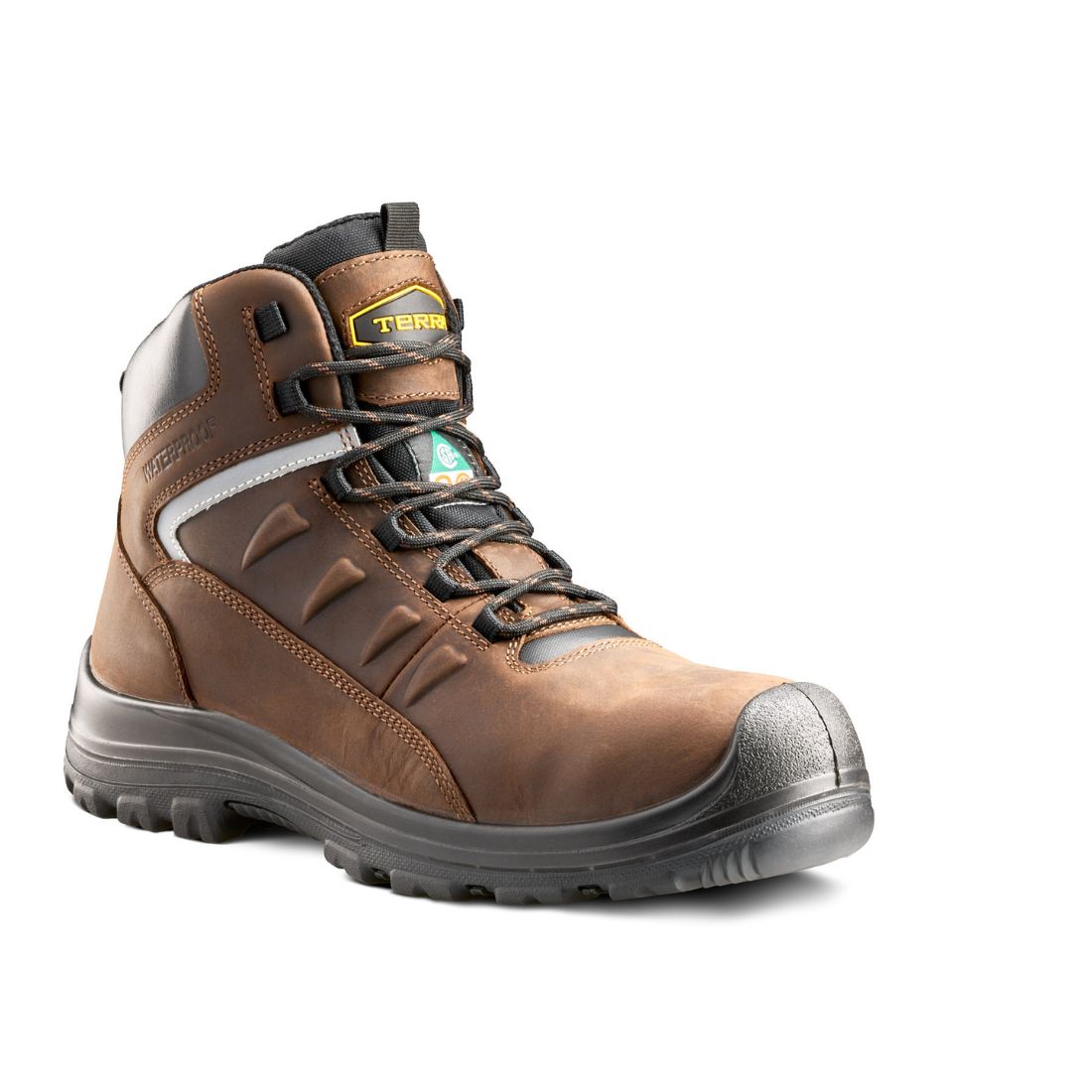 Terra Findlay Men's 6" Waterproof Composite Toe Safety Boot 1318DB - Brown