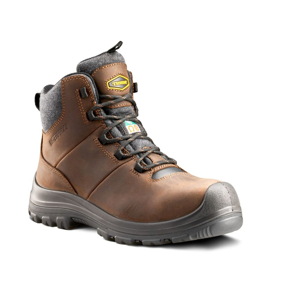Terra Findlay Women's 6" Waterproof Composite Toe Safety Boot 1319DB - Dark Brown