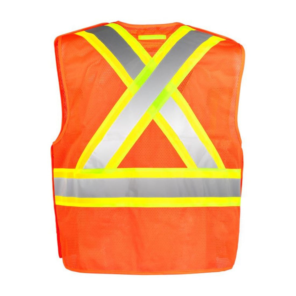 Terra Hi-Vis 5 Point Tear Away Vest - Orange 116523OR