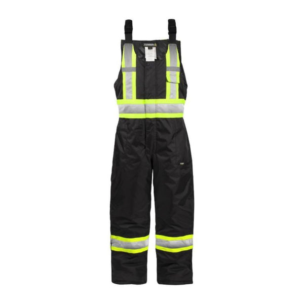 Terra Hi-Vis Men's Insulated Bib Work Overall 116507 - Black