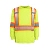Terra Hi Vis Long Sleeve Work Shirt 116525yl - Yellow