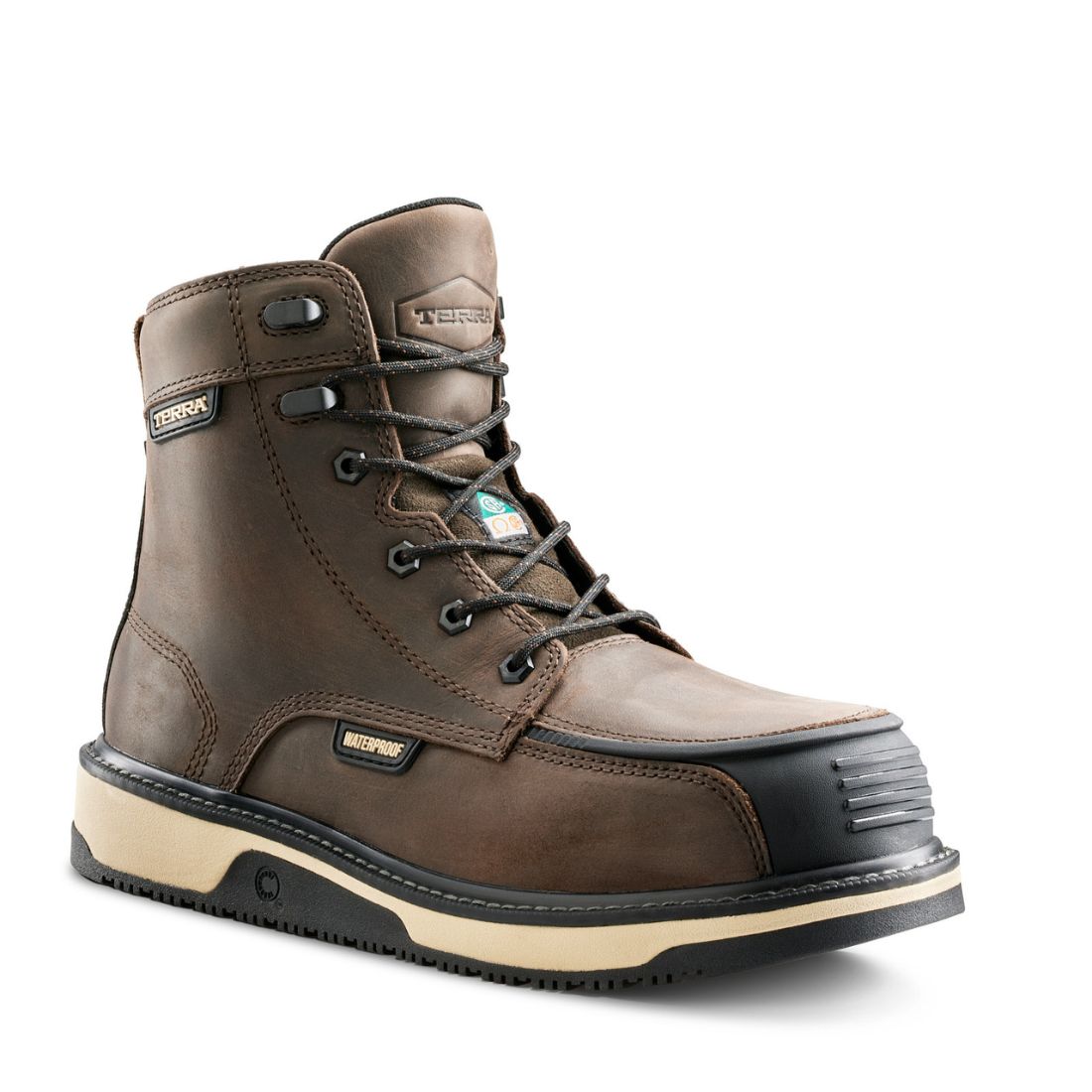 Intrepid Force Waterproof Composite Toe Work Boot Terra Ironstone Men's 6" Waterproof Composite Toe Work Boot 839GDB - B