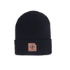 Terra Knitted Ribbed Toque - 1316552TR Black