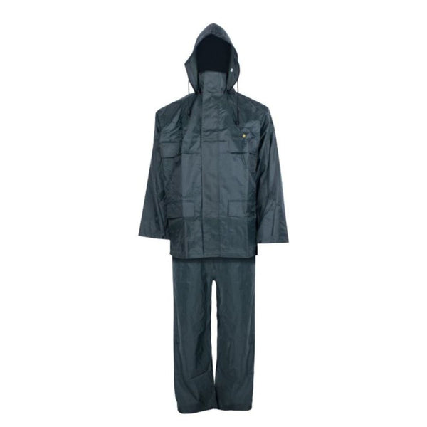 Terra Men's 3 Pc Rain Suit - Green 112900